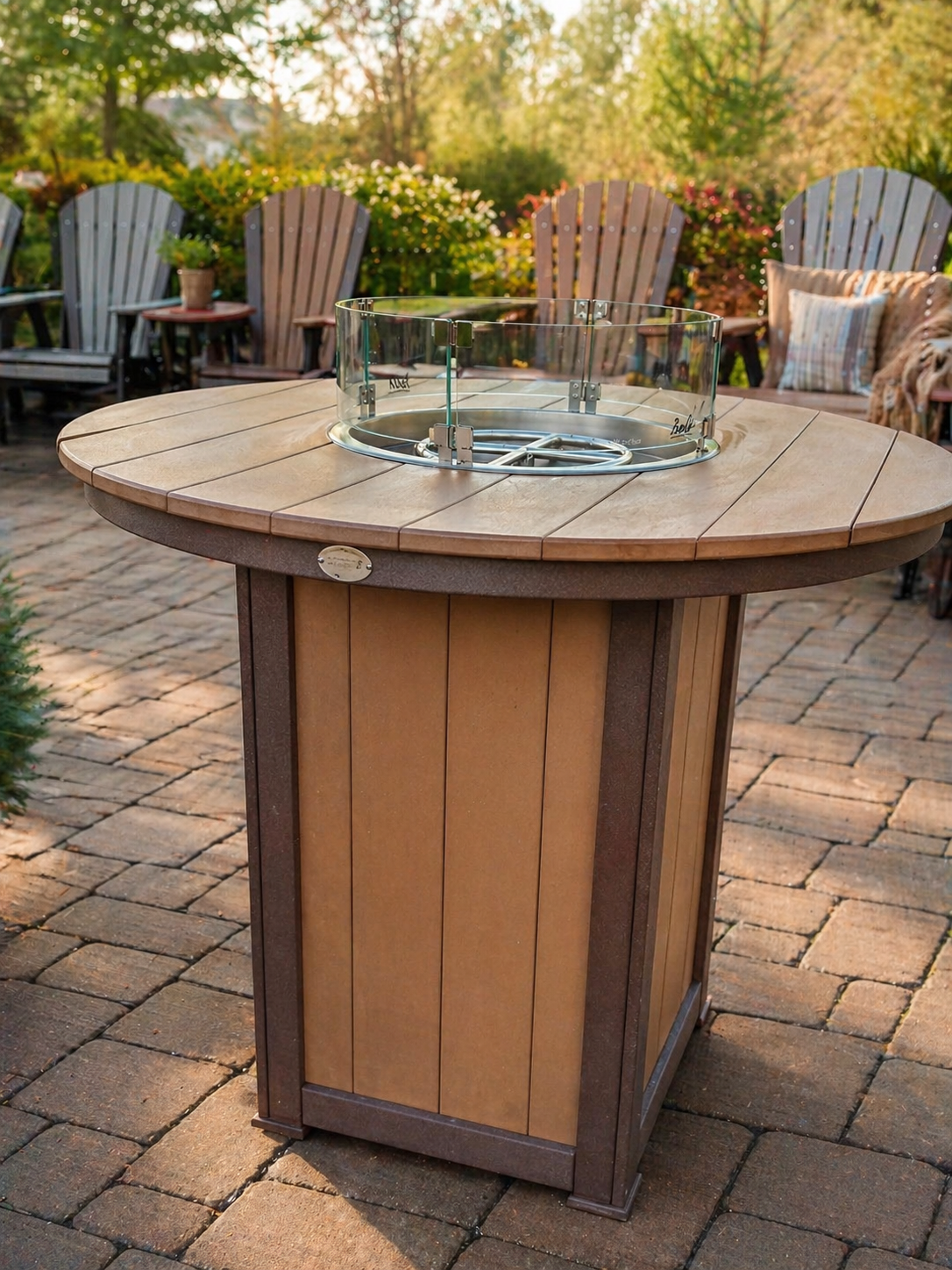 48" Round Fire Pit Table