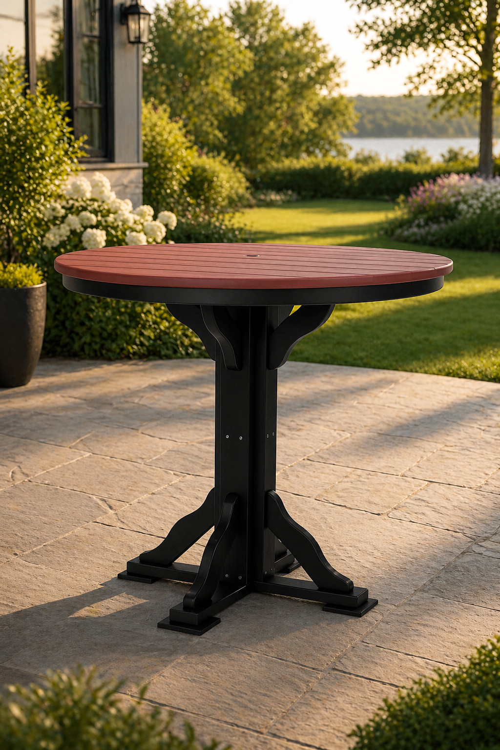 Oval End Table